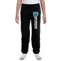 PewDiePie Logo Performance Sweatpants For Kids Black