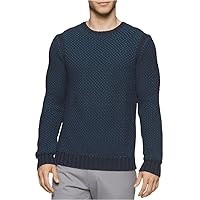 Calvin Klein Men's Texture Rib Crew Neck Sweater