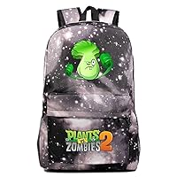 Plants vs. Zombies Game Cosplay Backpack Casual Daypack Travel Hiking Bag Day Trip Carry on Bags Galaxy B /2