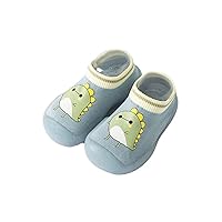 Toddler Boys Running Shoes Baby Home Slippers Cartoon Warm House Slippers For Infant Lined Winter One Year Old Boy Shoes