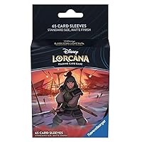 Ravensburger Disney Lorcana: Rise of The Floodborn TCG Card Sleeve Pack - Mulan for Ages 8 and Up