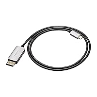 AmazonBasics Aluminum USB-C to DisplayPort Cable - 3-Foot - Amazon Vine