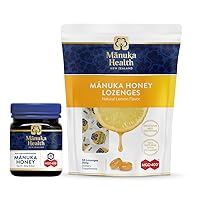 Manuka Health, MGO 400+ Manuka Honey and MGO 400+ Manuka Honey Lozenges with Lemon