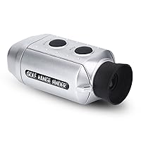 Golf Rangefinder with Slope Switch,Rangefinder for Golf & Hunting Range Finder Distance Measuring with High-Precision Flag Pole Locking Vibration Function Slope Mode Continuous Scan