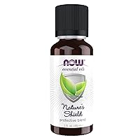 NOW Essential Oils, Nature's Shield, Energizing Aromatherapy Scent, Blend of Pure Essential Oils, Vegan, Child Resistant Cap, 1-Ounce