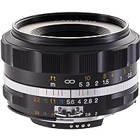 Voigtlander Ultron 40mm f/2 SL-II S Aspherical Lens for Nikon, Black Rim
