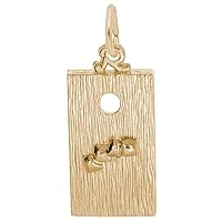 Rembrandt Charms, Corn Hole Game, 10k Yellow Gold