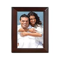 Lawrence Frames Estero Collection, Walnut Wood 8 by 10 Picture Frame, 8x10, Esspresso Brown