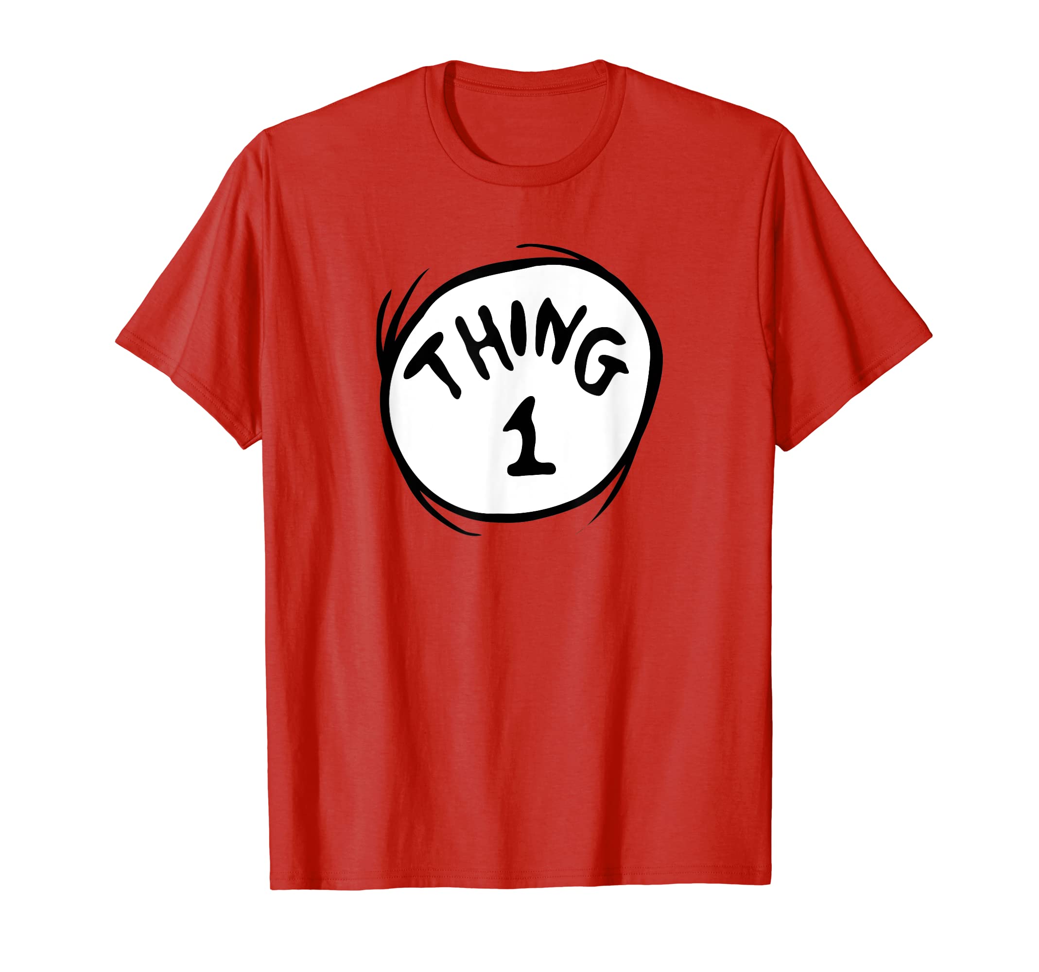 Dr. Seuss Thing 1 Emblem RED T-Shirt