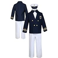 Unotux Sailor Captain Suit for Boy Outfits from New Born to 7 Years Old