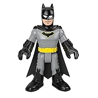 Fisher-Price Imaginext DC Super Friends Batman XL Toy 10-Inch Poseable Figure for Pretend Play Ages 3+ Years, Caped Crusader