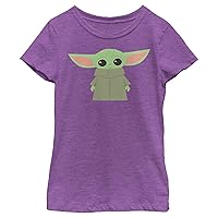 The Mandalorian Girl's Star Wars Simple Grogu Animation T-Shirt