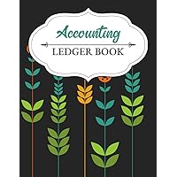 Accounting Ledger Book: A Simple Accounting Ledger Book for Bookkeeping and Small Business or Personal Use and Financial Planner Organizer with Account Ledger Book to Record Income and Expenses