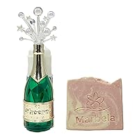 Bath and Body Works Party Prosecco Wallflowers Fragrance Plug with a Marbela Sample Soap