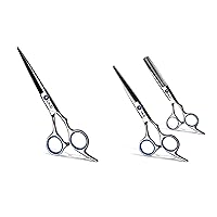 Hair Cutting Scissors, ULG Professional Hair Scissors 6.5 inch Right-Hand Razor Edge Barber Scissors Salon Hair Cutting Shears Made of Japanese Stainless Steel, Hand Sharpened