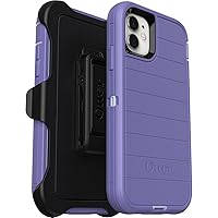 OtterBox iPhone 11 (Only) - Defender Series Screenless Edition Case - Mountain Majesty (Purple) - Holster Clip Included - Microbial Defense Protection - Non-Retail Packaging