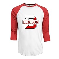 Denison Big Red Raglan Raglan Man's Half Sleeve T Shirts O-Neck Funny