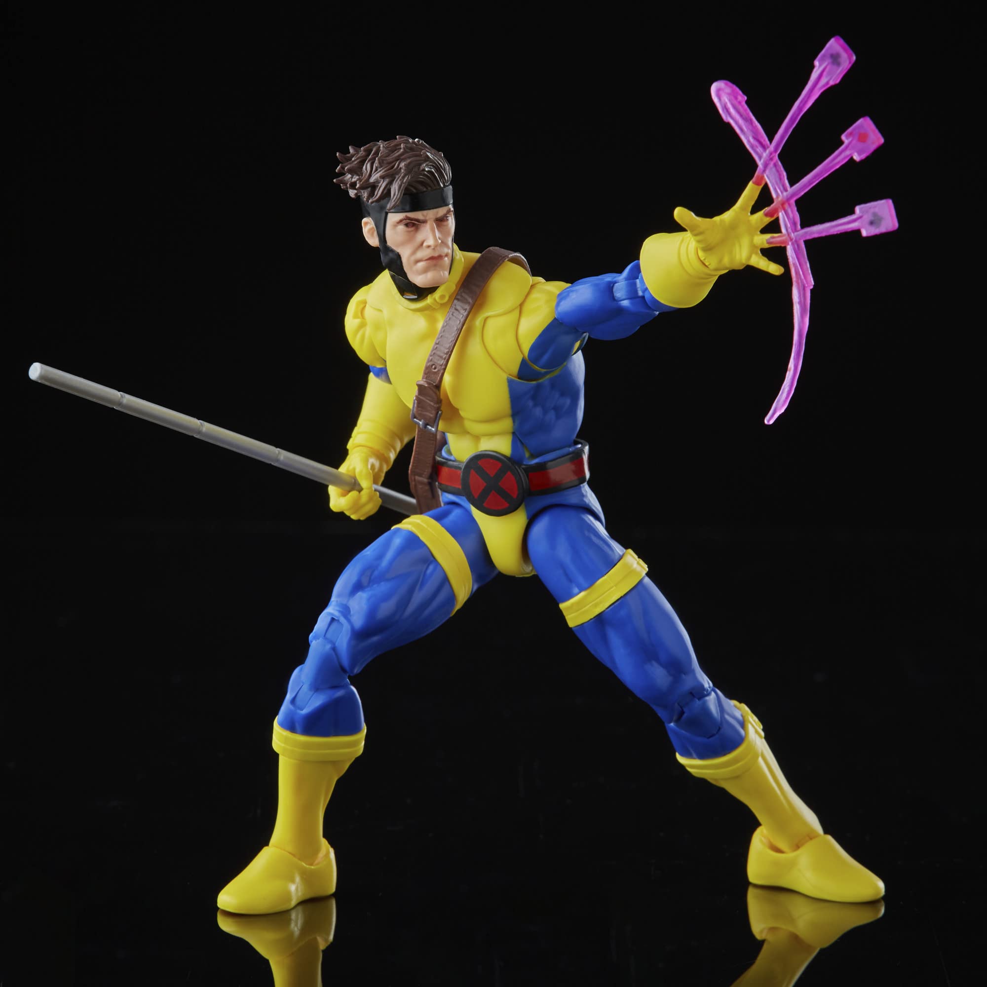 Marvel Legends Series Banshee, Gambit, & Psylocke X-Men 60th Anniversary Action Figure Set, 6-Inch