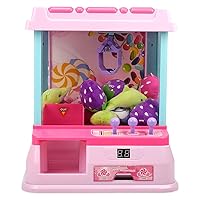 Thumppercy Crane Game Toy UFO Catcher Christmas Gift (Pink)