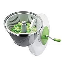 Matfer Bourgeat 5 Gallon Swing Salad Spinner/Dryer, Professional Quality Large Volume Salad Dryer