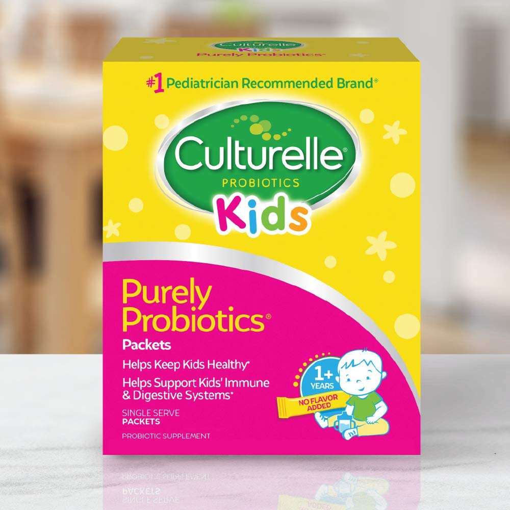 Culturelle Kids Daily Probiotic Supplement - Helps Support a Healthy Immune & Digestive System* - #1 Pediatrician Recommended Brand - For Age 3+ - 30 Single Packets
