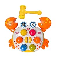 ERINGOGO Crab The Mole Game Brain Game for Game Musical Wack a for Musical Toys for Girl Toys Toys Puzzle Abs