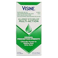 Visine Multi-Action Eye Allergy Relief, 0.5 oz (Pack of 2)