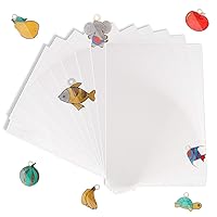 BAPHILE Shrink Dink Sheets,17-Pack,Large Size Clear Blank Frosted Shrink Film Sheets(11'' x 8''), Kids Activities for All Ages,for Boys and Girls Creative Craft