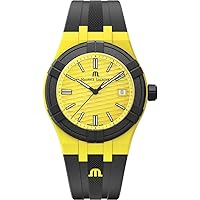 Maurice Lacroix AIKON #Tide Yellow Black 40mm Swiss Quartz Watch AI2008-60060-300-0