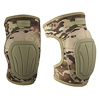 DNKPM Imperial Neoprene KNEE PADS - Reinforced Non-Slip Trion-X Caps, Secure Fit, Shock Absorbing (One Size, MultiCam Camo)
