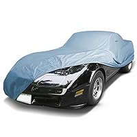 iCarCover Custom Car Cover for 1973-1983 Chevy Corvette C3 Waterproof All Weather Rain Snow UV Sun Protector Full Exterior Indoor Outdoor Car Cover
