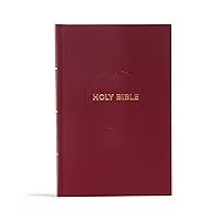CSB Pew Bible, Garnet Hardcover, Red Letter, Durable Cover, Sewn Binding, Full-Color Maps, Easy-to-Read Bible Serif Type CSB Pew Bible, Garnet Hardcover, Red Letter, Durable Cover, Sewn Binding, Full-Color Maps, Easy-to-Read Bible Serif Type Hardcover