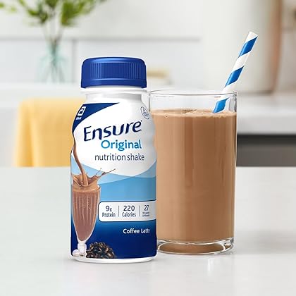 Ensure Original Coffee Latte Nutrition Shake | Meal Replacement Shake | 24 Pack