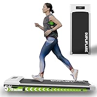 Walking Pad with Incline,Under Desk Treadmill 2.5HP Portable Treadmill,10 Programs Incline Treadmill for Home Office,300+ lb Capacity,4.7'' Thin