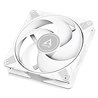 ARCTIC P12 Max - High-Performance 120 mm case Fan, PWM Controlled 200-3300 RPM, optimised for Static Pressure, 0dB Mode - White
