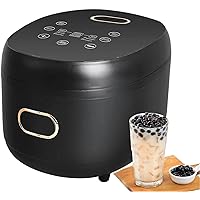 Commercial Tapioca Maker, 900W Automatic Pearl Pot, Non-Stick and Touchscreen Design, 5L Large Capacity and Precise Control of Heat, Smart Control Panel and Adjust Time, for Restaurant