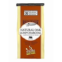 10486-2 100% Natural Lump Charcoal, Oak, 6.6 Pound Bag