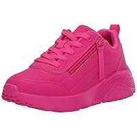 Skechers Girl's Uno Lite-neon Zip Sneaker