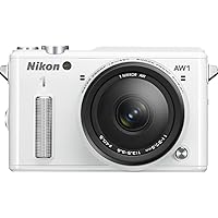 Nikon 1 AW1 14.2 MP HD Waterproof, Shockproof Digital Camera System with AW 11-27.5mm f/3.5-5.6 1 NIKKOR Lens (White)