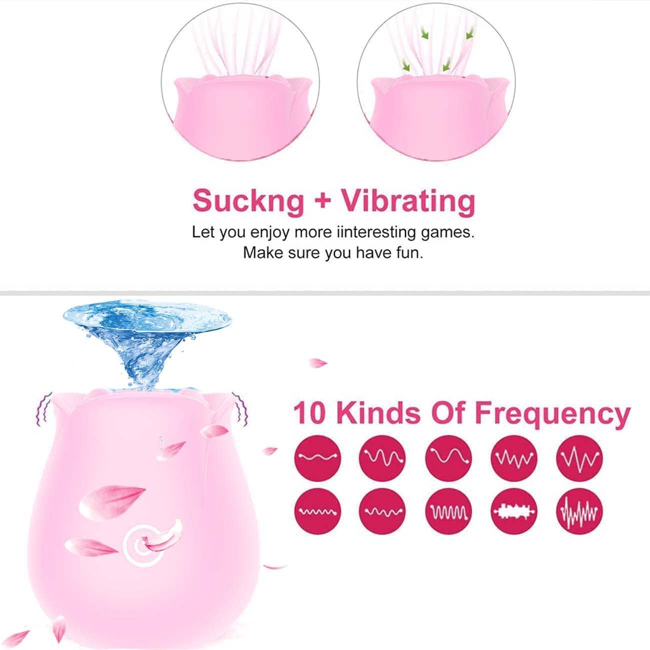 Rose Toy Clitoralis Stimulator for Women 10 Modes Rose Toy Style is a Popular Toy for 2022 Toys/Woman Sex Store for Adult Toys/Woman Sexy Christmas Lingerie for Women massageer