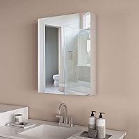 LOVMOR Bathroom Medicine Cabinet with Mirror, 20