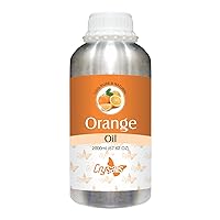 Bulk Crysalis 100% Pure & Natural Undilutedcarrier Oil Organic Standard for Skin & Hair Care|Therapeutic Grade Oil for External Use (Orange Oil)