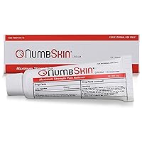 Numbskin Numbing Cream - Maximum Strength Tattoo Numbing Cream - 5% Lidocaine Topical Anesthetic Pain Relief Cream for Painless Tattoo, Piercing, Laser Hair Removal, Microblading, Microneedling - 15g