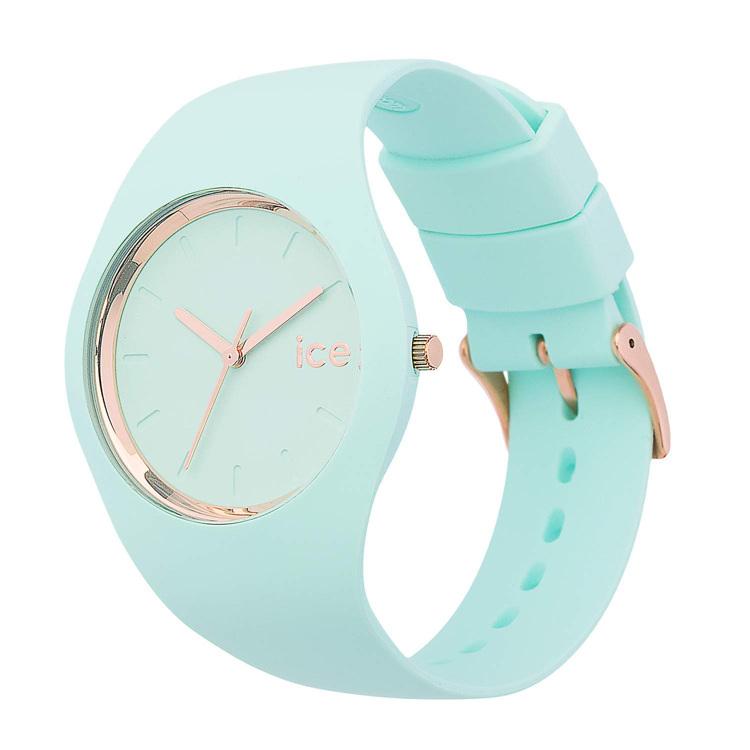 Ice-Watch - ICE Glam pastel Aqua - Women's Wristwatch with Silicon Strap