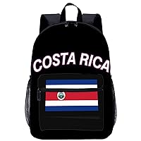 State Flag of Costa Rica 17 Inch Laptop Backpack Lightweight Work Bag Business Travel Casual Daypack
