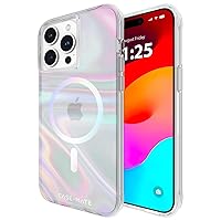 Case-Mate iPhone 15 Pro Max Case - Soap Bubble [12ft Drop Protection] [Compatible with MagSafe] Magnetic Cover with Iridescent Swirl Effect for iPhone 15 Pro Max 6.7