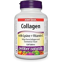 Webber Naturals Collagen with Lysine + Vitamin C, 120 tablets