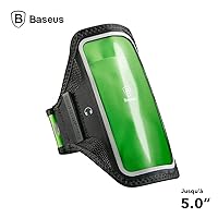 Baseus Move Armband for Up to 5.0 inch Phones - Green