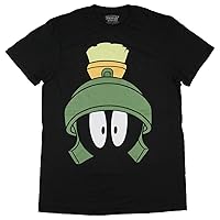 Looney Tunes Men's Marvin The Martian Big Face Adult Graphic Print Costume T-Shirt