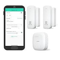 LoRa Smart Door Sensor Starter Kit: SpeakerHub Audio Hub & 2 Door Sensors - Up to 1/4 Mile Range, Door Left-Open Reminders, up to 5 Year Batteries, Alexa, IFTTT, Home Assistant